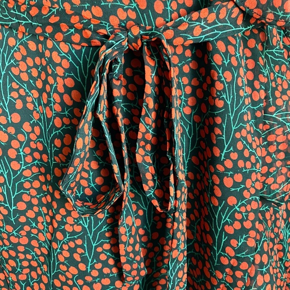 Bardot Cherry Print Faux Wrap Dress - Picture 5 of 8
